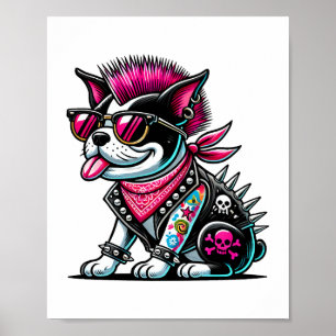 Bostie Punk Ontwerp Poster