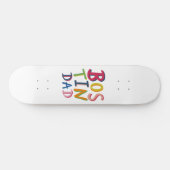 Bostin Dad Black Country Wordskateboard Skateboard (Horizontaal)