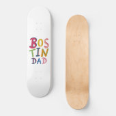 Bostin Dad Black Country Wordskateboard Skateboard (Voorkant)
