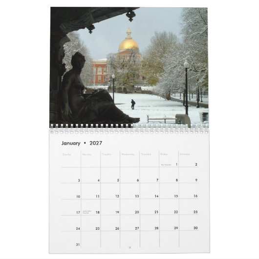 Boston 2010 kalender (Jan 2027)