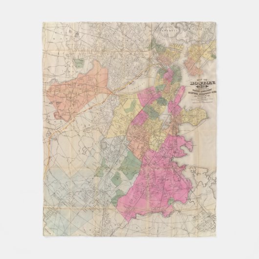 Boston 2 fleece deken (Voorkant)