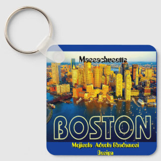 boston 2, Massachusetts - Customized Sleutelhanger