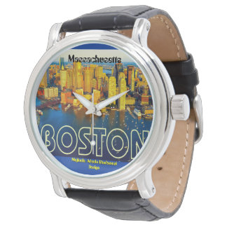boston 2, Massachusetts - op maat gemaakt Horloge