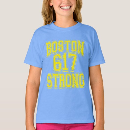 Boston 617 Sterk T-shirt (Voorkant)