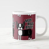 Boston Accent Terrier Pattern Extra Grote Mok (Rechts)
