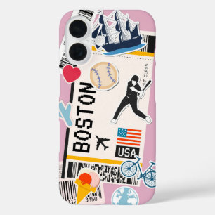 Boston Avonturen Boarding Pass Phone Hoesje