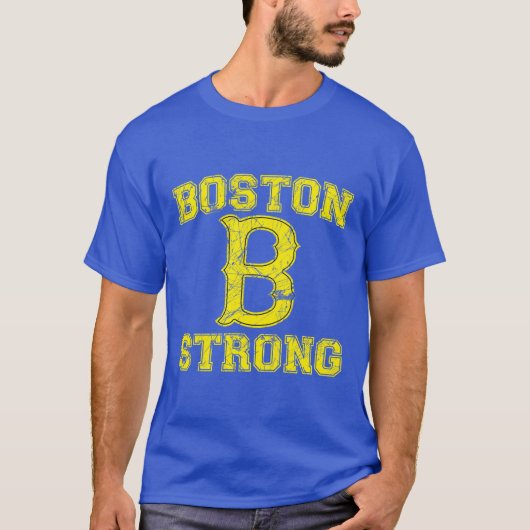 Boston B Sterong Grunge Style T-shirt (Voorkant)