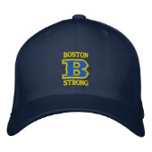 BOSTON B STRONG ÉDITION Casquette brodée RIBBON (Devant)