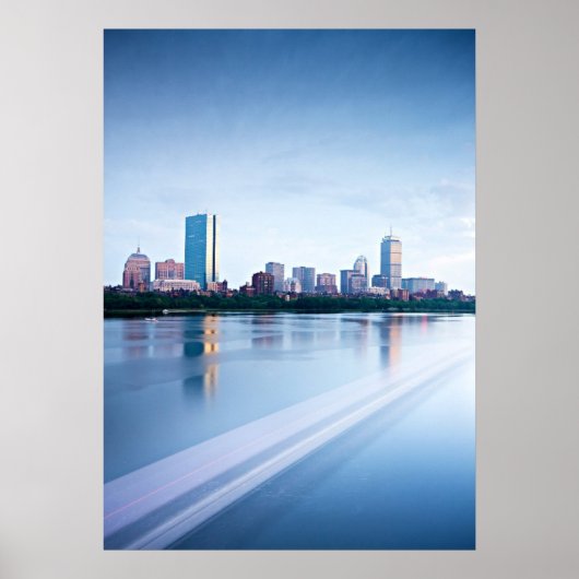 Boston Back over Charles River Poster (Voorkant)