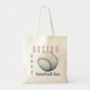 Boston Baseball Fan Canvas tas