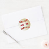 BOSTON BASEBALL RONDE STICKER (Envelop)