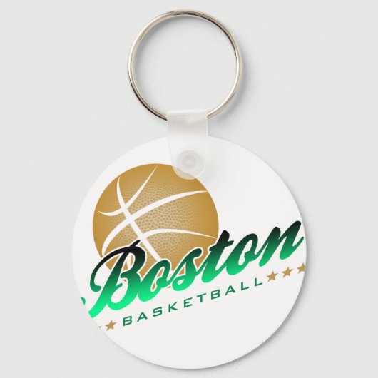 Boston Basketball Sleutelhanger (Voorkant)