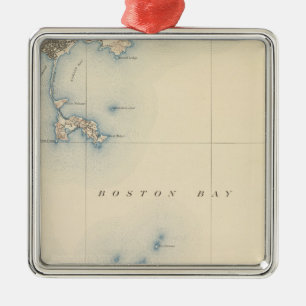 Boston Bay, Massachusetts Metalen Ornament