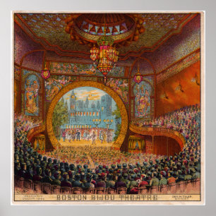 Boston Bijou Theater Extra Grote Poster