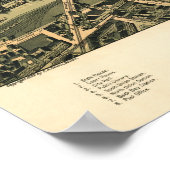 Boston birdseye map - 1899 (Walker) BigMapBlog Poster (Hoek)