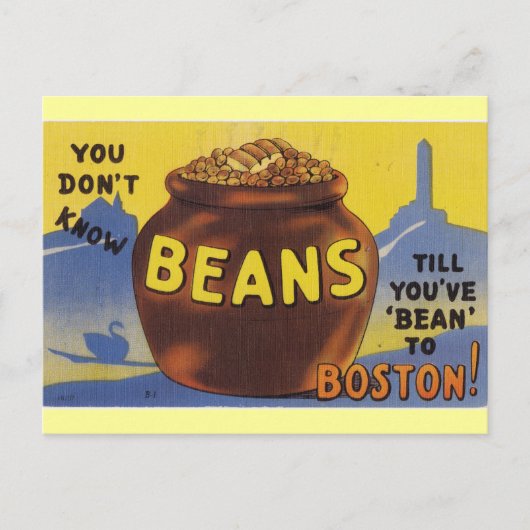 Boston Bked Beans Briefkaart (Voorkant)