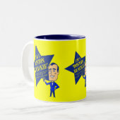 Boston Blackie Tweekleurige Koffiemok (Voorkant links)