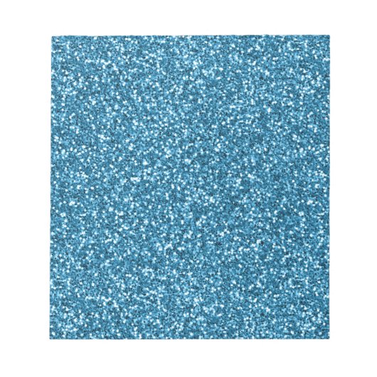 Boston Blue Glitter Notitieblok (Voorkant)