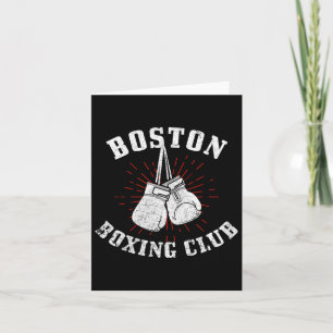 Boston Boxing Club Distressed Boxing Handschoenen Kaart