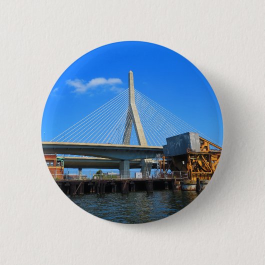 Boston Bridge Foto van cadeautjes Ronde Button 5,7 Cm (Voorkant)