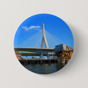 Boston Bridge Foto van cadeautjes Ronde Button 5,7 Cm