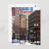 Boston Briefkaart (Voorkant / Achterkant)