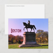 Boston Briefkaart (Voorkant / Achterkant)