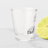 Boston bruiloft gunst gepersonaliseerde proost shot glas (Links)