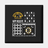 Boston Bruins lelijke kersttrui Magneet (Voorkant)