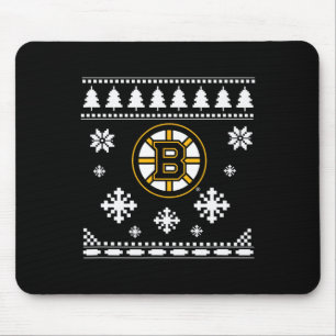 Boston Bruins Lelijke Kersttrui Vakantie Muismat