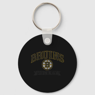 Boston Bruins Vintage Hockey Grijs Officieel Gelic Sleutelhanger