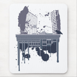 Boston Brutal (blauwe versie) Muismat