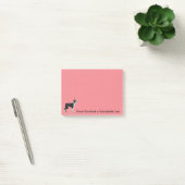 Boston Bull Terrier Personalize Post-it® Notes (Kantoor)