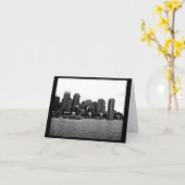 Boston Carte pour notes-Moderne Photography-11 (Fleur jaune)
