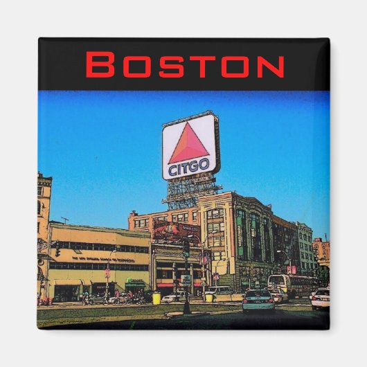 Boston Citgo Magnet Magneet (Voorkant)