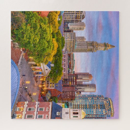 Boston City Buildings Massachusetts USA Legpuzzel (Horizontaal)