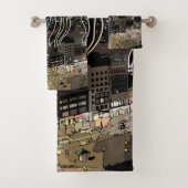 Boston City Lights Bad Handdoek (Insitu)