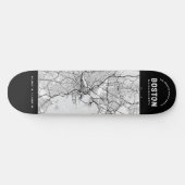 Boston City Map Skateboard (Horz)