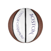 Boston City of Champions Basketbal (Verticaal)