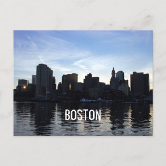 Boston City Skyline Briefkaart