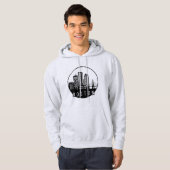 Boston City Skyline Hoodie (Voorkant volledig)