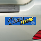 Boston City Sterke Display Bumpersticker (Op auto)