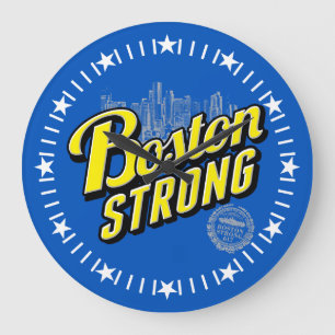 Boston City Sterke herinneringen aan Blue Dial Grote Klok