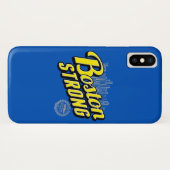 Boston City Sterke herinnert Decor iPhone Case (Achterkant (horizontaal))