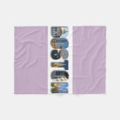 Boston City Uitzichten Fleece Deken (Voorkant (Horizontaal))