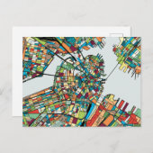Boston City USA Briefkaart (Voorkant / Achterkant)