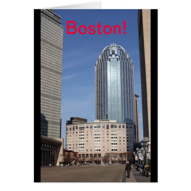 Boston Cityscape Card (Voorkant)