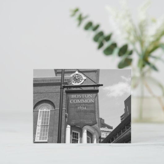 Boston Common Briefkaart (Staand voorkant)