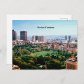 Boston Common, openbaar park, Briefkaart (Voorkant / Achterkant)