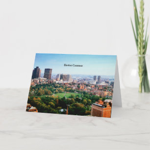 Boston Common, openbaar park, Kaart